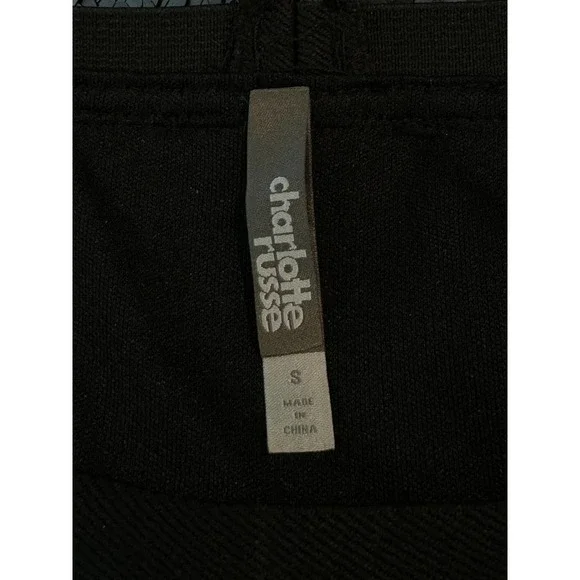 Women's Charlotte Russe Black Sequin Mini Skirt - Size Small - Fully Lined - Picture 3 of 4